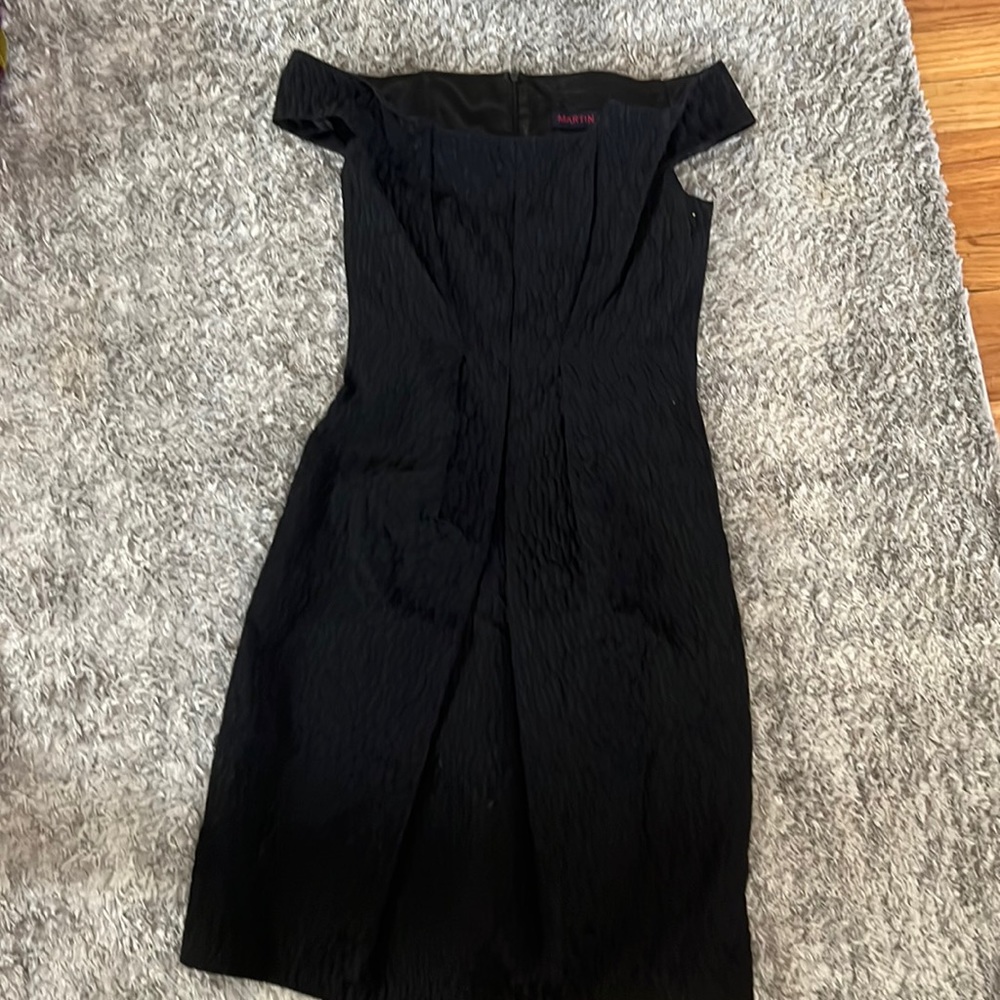 Martin grant black cocktail dress